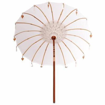 VidaXL Balinese parasol crème 190 x 190 x 260 cm