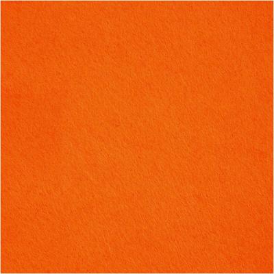 Creativ Company Hobbyvilt, vel 42x60 cm, dikte 3 mm, oranje, 1 vel - thumbnail