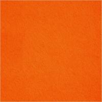 Creativ Company Hobbyvilt, vel 42x60 cm, dikte 3 mm, oranje, 1 vel - thumbnail