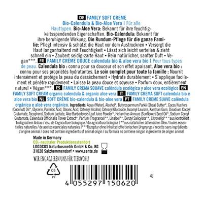 Sante Family soft cream bio calendula 150 Milliliter