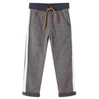 Kinderjoggingbroek 116 gemleerd donkergrijs - thumbnail
