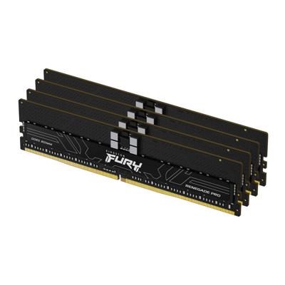 Kingston Technology FURY 128GB 6400MT/s DDR5 ECC Reg CL32 DIMM (set van 4) Renegade Pro EXPO