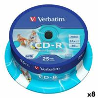 CD-R Verbatim 25 Onderdelen 700 MB 50 MB/s (8 Stuks) - thumbnail