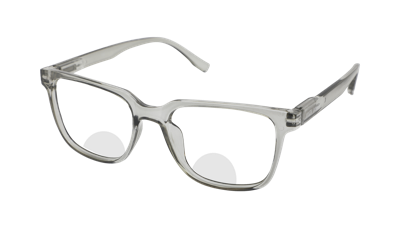 Leesbril Vista Bonita Cubo Bifocaal-Kadushi Silver-+2.50