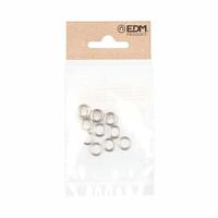 Moeren EDM 85485 OV01 Roestvrij staal Ø 10,5 mm Ovaal Scharnieren - thumbnail