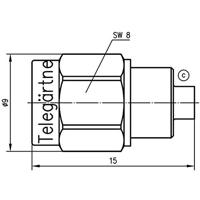 Telegärtner 100024780 100024780 Afsluitweerstand 1 stuk(s) - thumbnail