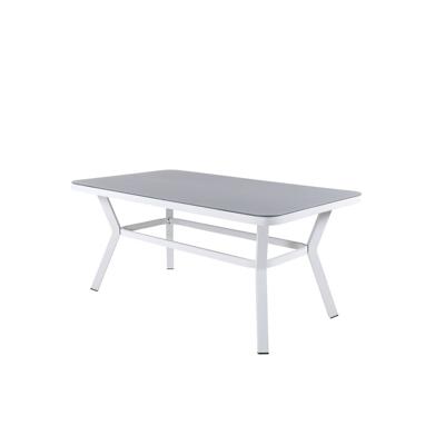 Nohr Tuintafel 'Sauel' Spraystone, 160 x 90cm, kleur Wit