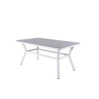 Nohr Tuintafel 'Sauel' Spraystone, 160 x 90cm, kleur Wit - thumbnail