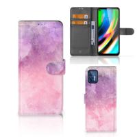 Hoesje Motorola Moto G9 Plus Pink Purple Paint - thumbnail