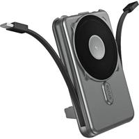 Olympic Sportswear Rixus powerbank rxpb76b magsafe 10.000mah li-ion zwart - thumbnail