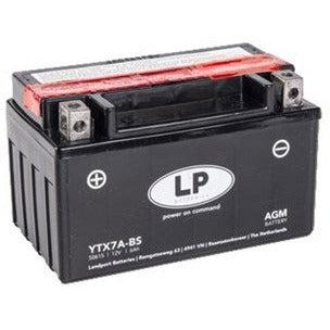 Landport accu ltx7a-bs / ytx7a-bs agm o.a. mio/china scooter