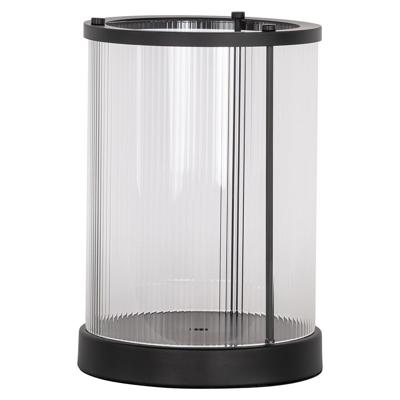 Richmond Windlicht 'Dayene' 27cm, kleur Zwart