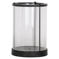 Richmond Windlicht 'Dayene' 27cm, kleur Zwart - thumbnail