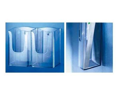 Sigel LH115 Folderhouder Glas (helder) 1 stuk(s) Aantal vakken: 1 (b x h x d) 240 x 250 x 55 mm - thumbnail