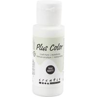 Plus Color acrylverf, wit, 60 ml/ 1 fles - thumbnail