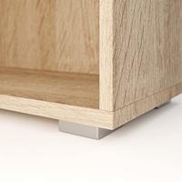 Dressoir 2 deurs Vela Wit 77x30x60cm - thumbnail