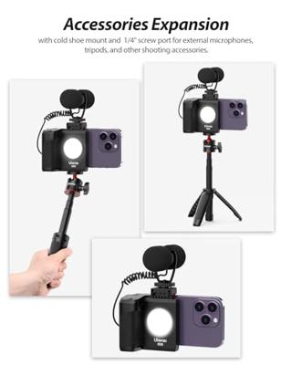Ulanzi CapGrip LED CG02 - grip met videolamp