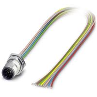 Phoenix Contact 1551914 Sensor/actuator inbouwconnector M12 Aantal polen (sensoren): 8 Stekker, inbouw 0.50 m 1 stuk(s) - thumbnail