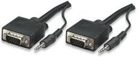 SVGA-kabel met audio 1,8 m - thumbnail