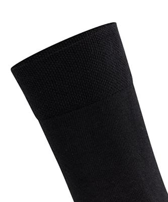 FALKE Sensitive London Dames Sokken - Diabetes sokken - Anti knel katoenen kousen - 38 - Zwart - 38