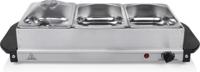Tristar BP-6283 Multifunctionele Buffet Serveerder Zwart/RVS - thumbnail