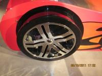 Vipack autobed Le Mans - rood - 66x111x246 cm - thumbnail