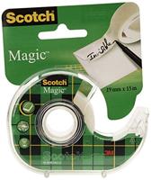 Plakband scotch magic 810 19mmx15m + plakbandh | 12 stuks - thumbnail
