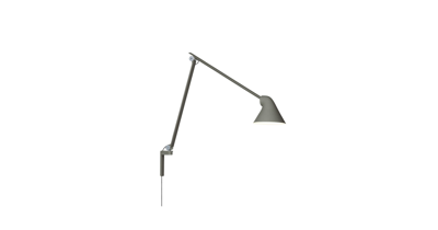 Louis Poulsen NJP Wall Long Wandlamp - 3000K - Donkergrijs