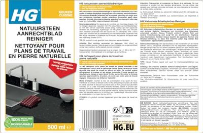 HG Natuursteen aanrechtbladreiniger 0,5L