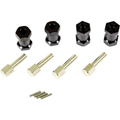Absima + 20.0 mm 1:10 Aluminium Aluminium spoorverbreding 12 mm 6-kant 20.0 mm Zwart 4 stuk(s)