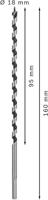 Bosch Accessoires Houtslangenboor, zeskant 7 x 160 x 235 mm, d 5,6 mm 1st - 2608585713 - thumbnail