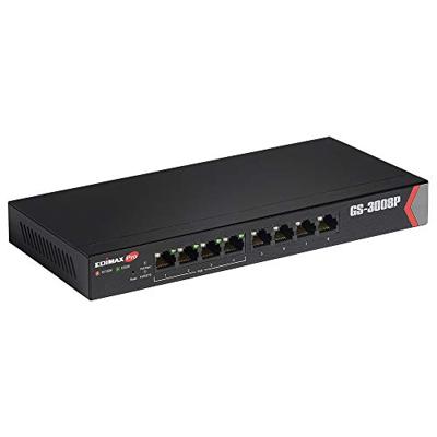 Edimax GS-3008P - 8-poorts Gigabit Web Managed Switch met groot bereik en 4 PoE+ poorten