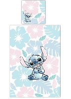 Stitch Dekbedovertrek flowers 140 x 200 cm - polykatoen - thumbnail
