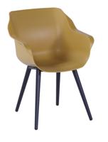 Hartman Tuinstoel 'Sophie Studio' met armleuning, kleur Geel - thumbnail
