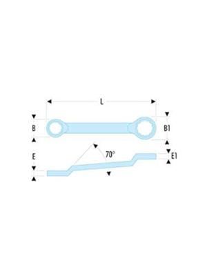 Facom Ringsleutel Verdiept 12mm | 13 mm - 55A.12X13