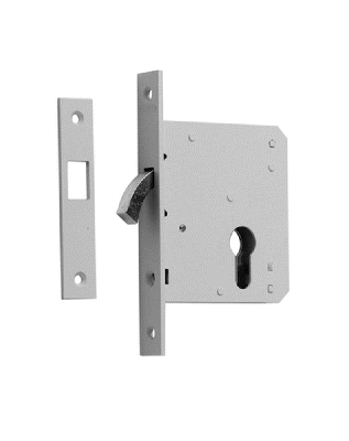 Nemef schuifdeurslot zwenkschoot - doornmaat 55mm - PC - 688