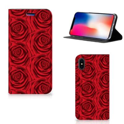 Apple iPhone X | Xs Smart Cover Red Roses Apple iPhone X | Xs Smart Cover Red Roses