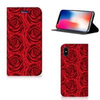Apple iPhone X | Xs Smart Cover Red Roses - thumbnail