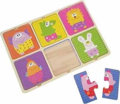Playwood Animal Toddler Puzzle Hout Playwood Animal Toddler Puzzle Hout