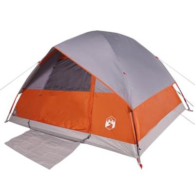 VidaXL Koepeltent 6-persoons waterdicht oranje VidaXL Koepeltent 6-persoons waterdicht oranje