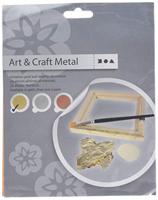 Creativ Company Imitatie bladmetaal, vel 16x16 cm, goud, 0,625 m2, 25 vel/ 1 doos - thumbnail