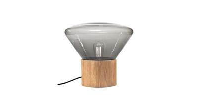 Brokis Muffin Large Vloerlamp - Eiken - Rookgrijs