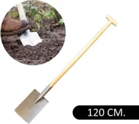 Premium Spade Met Houten Steel - 120 cm - thumbnail