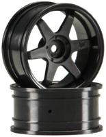 HPI - Te37 Wheel 26mm Black (6mm Offset) (3846) - thumbnail
