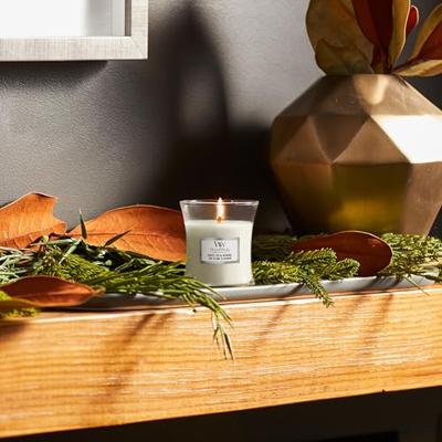 Woodwick White Tea & Jasmine Mini Candle