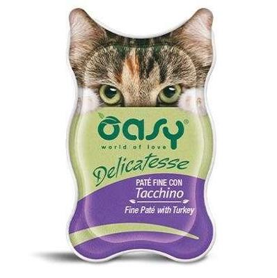 OASY Delicatesse Fine paté with Turkey - nat kattenvoer - 85g