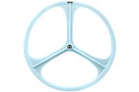 Teny Rim Tri Spoke Fixed Gear Voorwiel - Sky Blauw - thumbnail