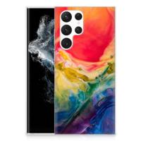 Smartphone hoesje Samsung Galaxy S22 Ultra Watercolor Dark - thumbnail