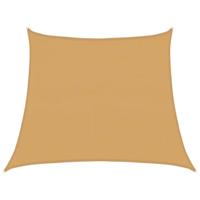 VidaXL Zonnezeil 160 g/m² trapezium 3/4x3 m hdpe lichtgrijs - thumbnail