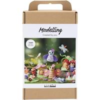 Creativ Company Hobbyset boetseren, elfje, pastelkleuren, 1 doos - thumbnail